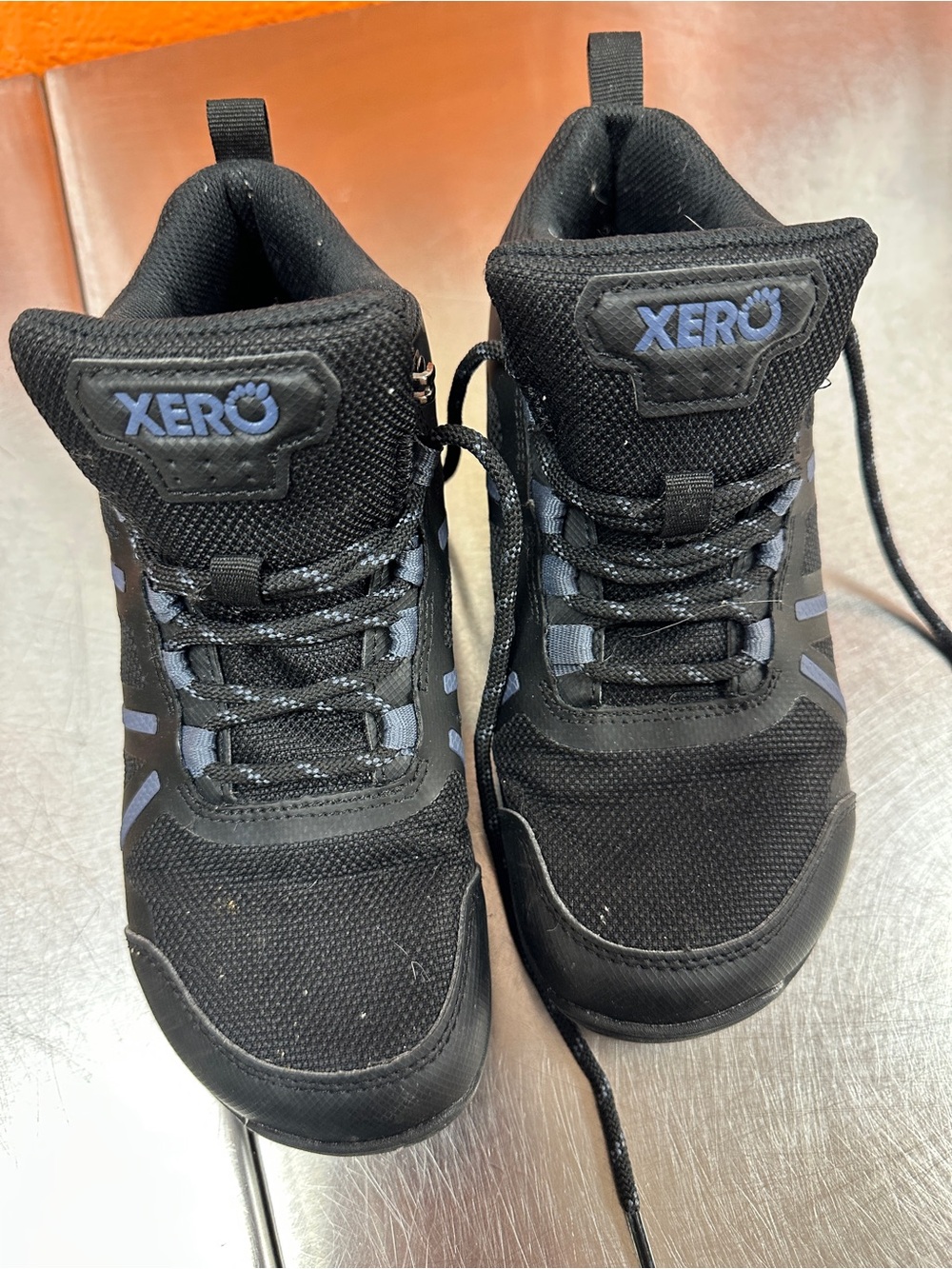 Xero DayLite Hiker Fusion Hiking Shoes Hi Top Black Women's Size 8 Sneakers